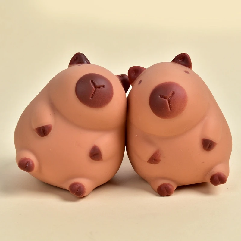 Adorable Capybara Squishy Stress Relief Toy - Soft Kawaii Animal Decor & Perfect Birthday Gift