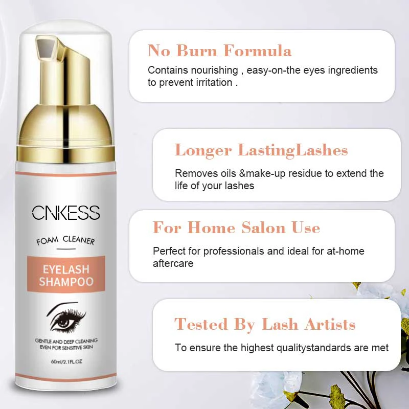 Lash Super Concentrate Mousse Eyelash Shampoo Gentle Cleansing Grafting Foam Extension Makeup Tools Supplies Shampoo Brush Set