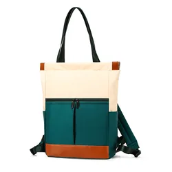 Nylon Waterproof Laptop Backpacks Women Large Capacity Ladies Shoulder Bags Patchwork Female Bagpack Satchel Travel Bags Bolsa