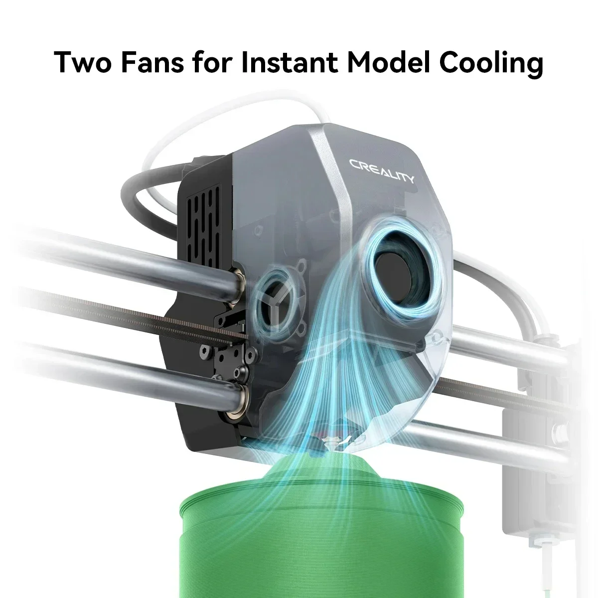 Creality Ender 3 V3 drukarka 3D z rdzeniem XZ System ruchu 600 mm/S prędkość bez zatykania wytłaczania 60W 300 ℃ podgrzewacz Hotend Auto poziomowanie 4 Creality Ender 3 V3 drukarka 3D z rdzeniem XZ System ruchu 600 mm/S prędkość bez zatykania wytłaczania 60W 300 ℃ podgrzewacz Hotend Auto poziomowanie - Image 4