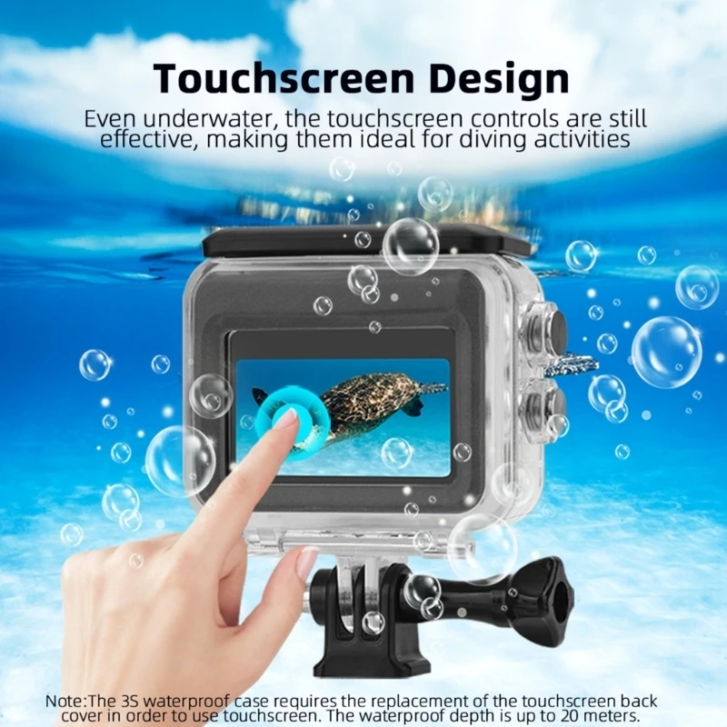 Professional Waterproof Camera Enclosure with Touch-Compatible Option