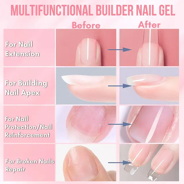 Alternative view of Builder Nail Gel 15ml 5in1: Base, Strengthener, Extension