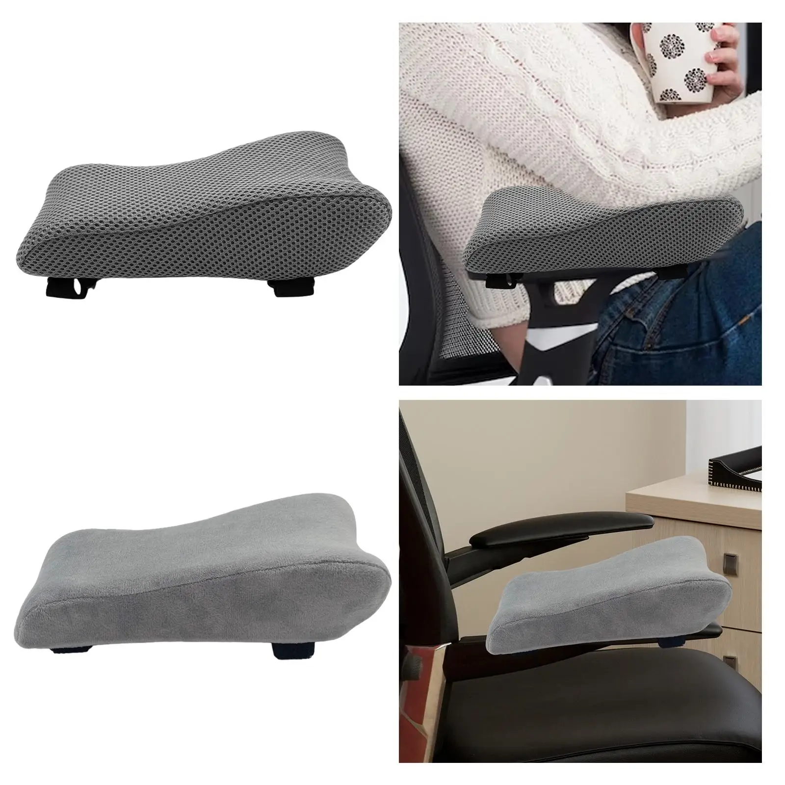Ergonomic Office Chair Armrest Cushion with Detachable Cover