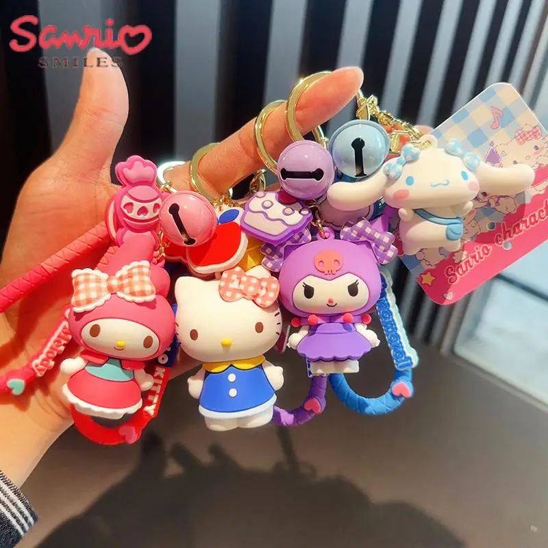

Kawaii Sanrio Hello Kittys кукла Kuromi Cinnamoroll аниме Моя Мелодия Милая брелок школьная детская игрушка для девочек