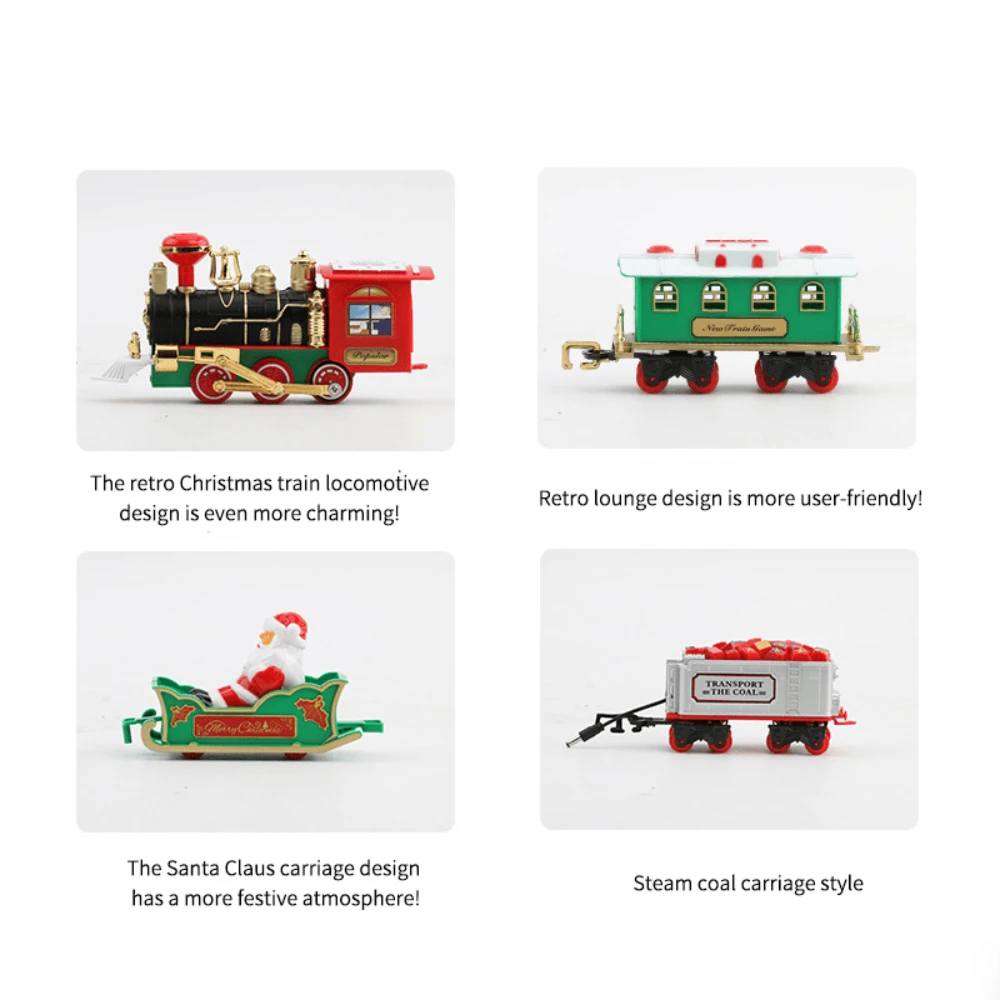 WizKidz Train Track Toy With Smoke Sound Light For Kids 3 - 8+ Years Old Christmas Birthday Gift Fun Playset for Boys & Girls 6