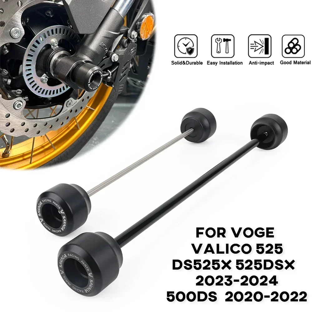 오토바이 차축 휠 슬라이더, 충돌 슬라이더, 스윙 암 스핀들 낙하 방지, VOGE DS525X Valico DSX 525 500DS 525X 용, 525DSX