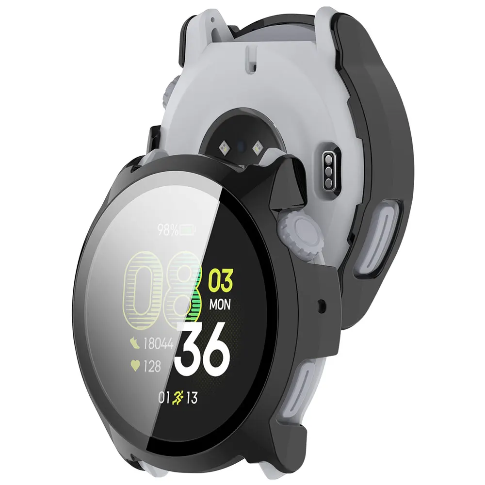 Durable Glass Screen Protector and Frame Case for Smartwatches – Tempered Glass Protective Bumper Cover