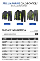Nouvelle veste de cyclisme et de course pour homme, pour un usage sportif décontracté, avec col montant et design multicolore - Ensemble 2 pièces - 2526 6
