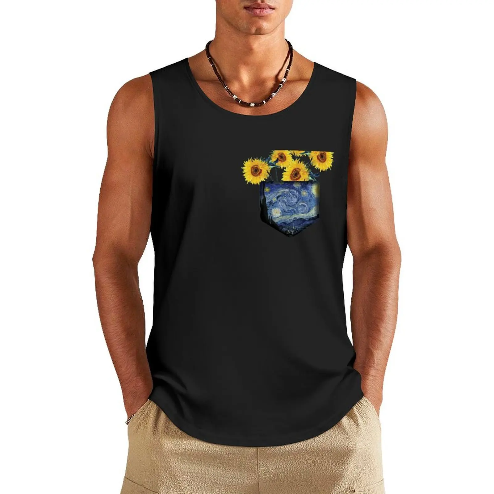 

Pocket Full of Sunshine Tank Top men gym Japanese t-shirt anime clothes Men's summer vest
