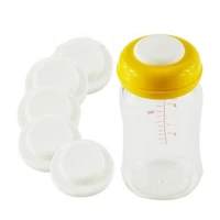 Baby Feeding Bottle Breast Milk Freshing Sealing Disc Lid Wide Caliber Milk Bottle Storage Silicone Sealing Disk 2