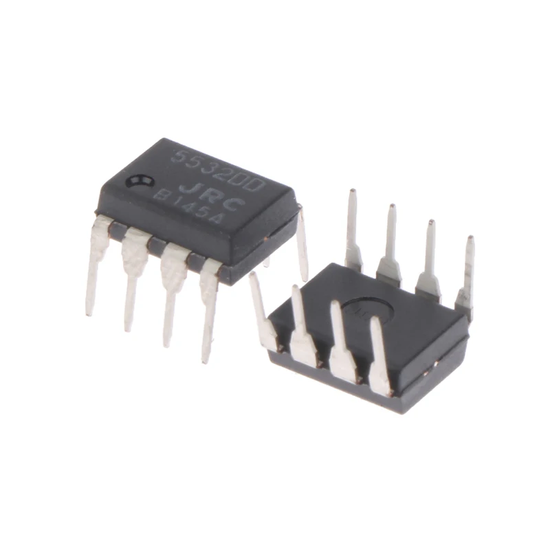 

2 шт. черный JRC5532DD Hifi аксессуары для усилителей двухканальный Рабочий Усилитель JRC5532 IC Chip Op Amp для аудиофила Diy Audio