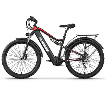 RANDRIDE YG90B Bici elettrica a due ruote Motore 1000W Batteria 48V17Ah Portata massima 80-90KM Pneumatici CST 27,5*2,4'' 45 km/h Velocità massima 120 km