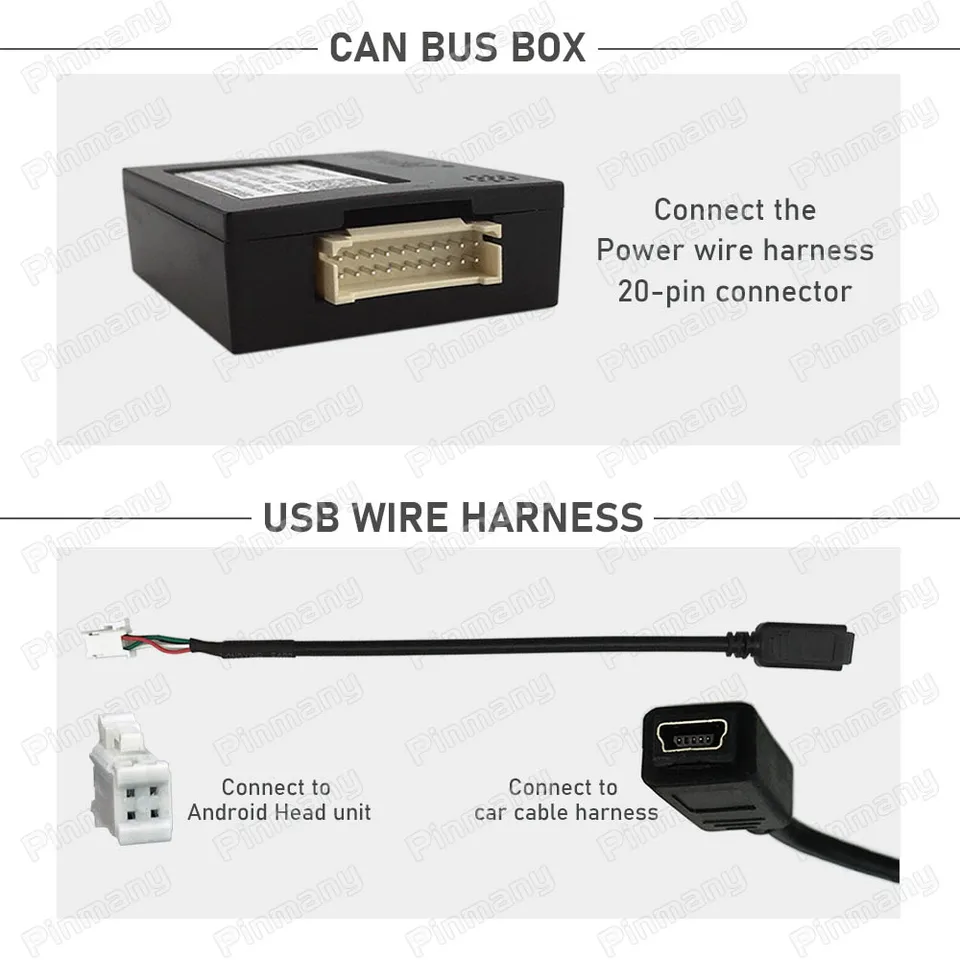 Dasaita Plug & Play Cavo Adattatore convertitore Radio con USB e AUX