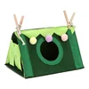 Small Pet Nest Felt Tent Rabbit Nest Hamster House Hamster Cage Large Guinea Pig Cage Guinea Pig Small Animal Bed Accessories 1