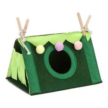 Small Pet Nest Felt Tent Rabbit Nest Hamster House Hamster Cage Large Guinea Pig Cage Guinea Pig Small Animal Bed Accessories 1