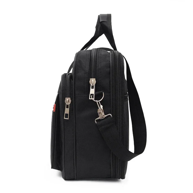 Simple Tote Men Business Briefcase Handbag For 15.6 inch Laptop Bags Large Capacity Shoulder Bags Travel Notebook Messenger Bag — view 5