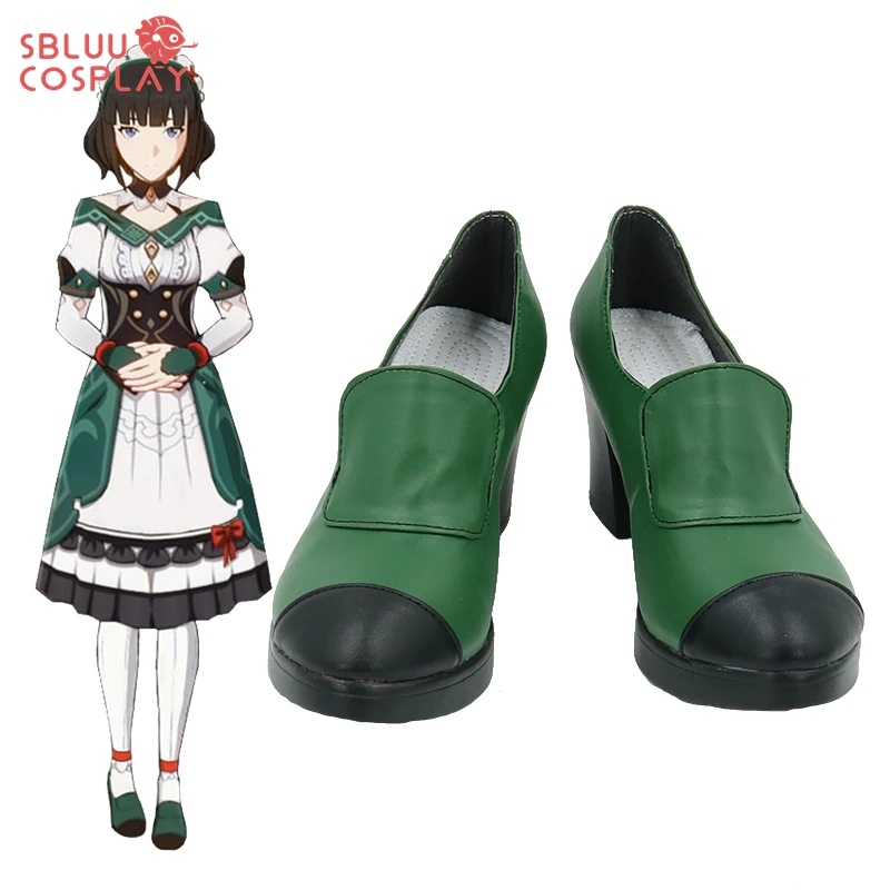 

SBluuCosplay Genshin Impact Cosplay Katheryne Cosplay Shoes Custom Made Boots