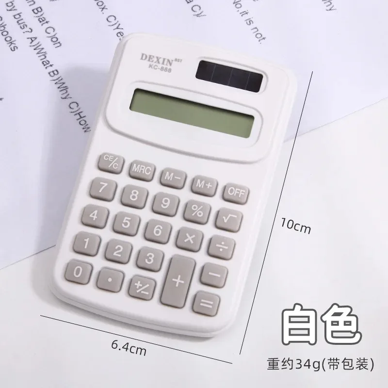 Cartoon Mini Calculator with High-definition and Cute Appearance, Portable and Convenient for Practical Learning on The Palm