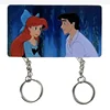 New Couple Keychain Hanger Wall Key Holder Home Decor Cartoon Kawaii Key Pendant Backpack Key Ring Storage Rack For Lover Gifts 4