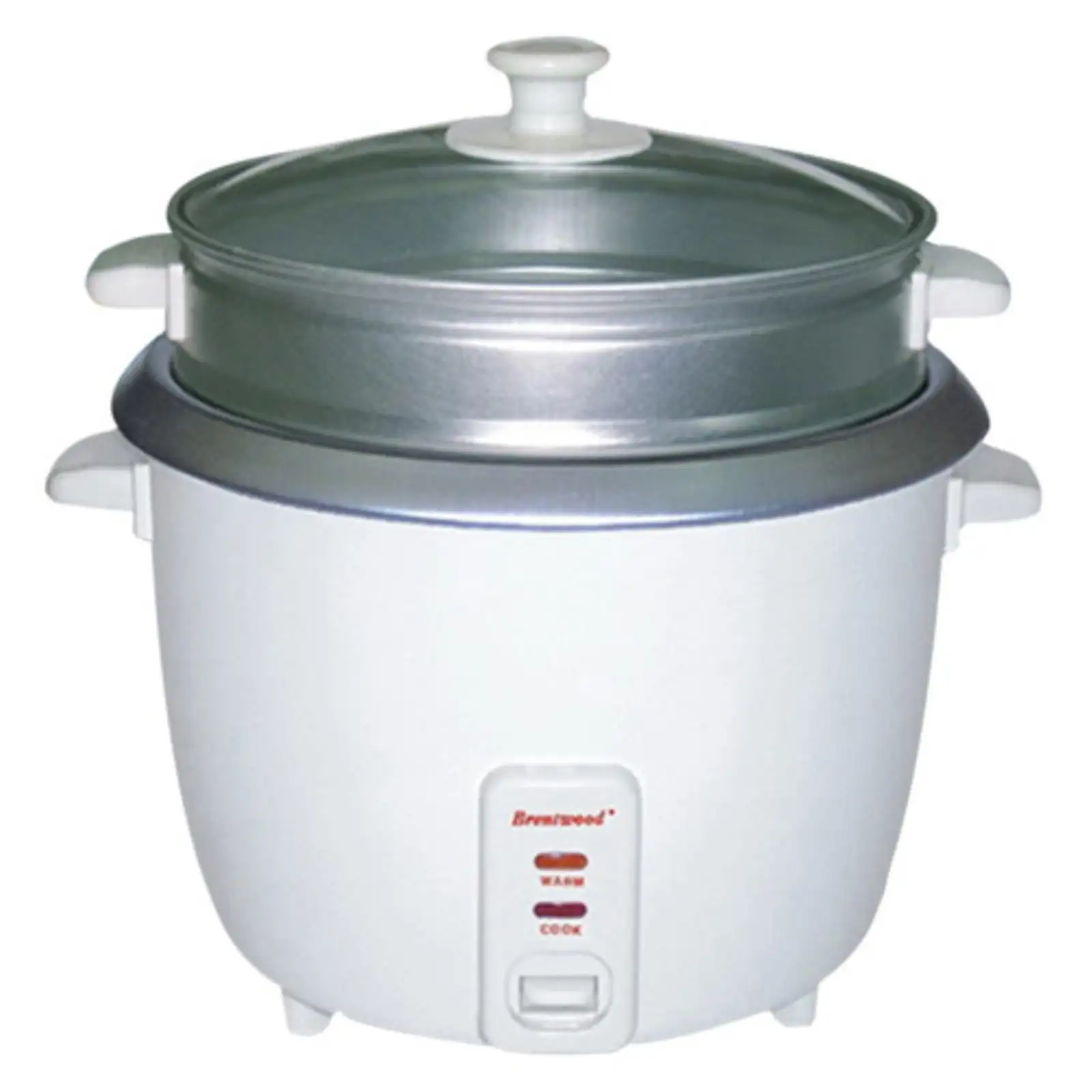 

Brentwood TS-380S 10-Cup Uncooked/20-Cup Cooked Rice Cooker and Food Steamer, White