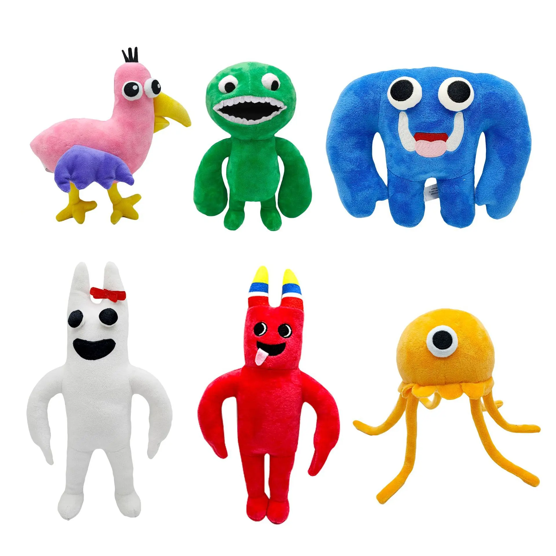 Rainbow Friends And Garden Of Banban Nabnab Plush Toy Doors Figure