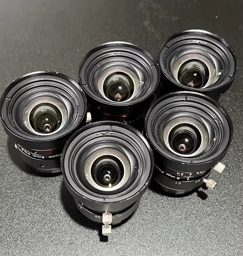 하이크 산업용 렌즈 MVL-HF0628M-6MPA 6mm 고정 초점, 6MP, 1/1.8인치 FA 렌즈