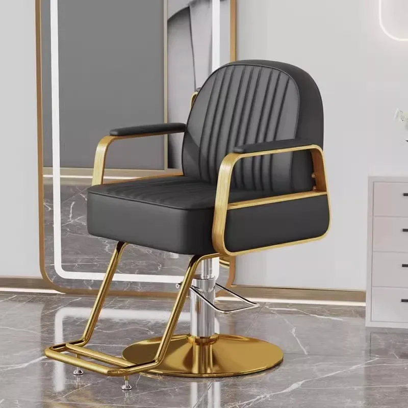 

Salon Cosmetic Aesthetic Barber Chairs Vanity Stylist Swivel Barber Chairs Rolling Facial Silla De Barbero Modern Furniture