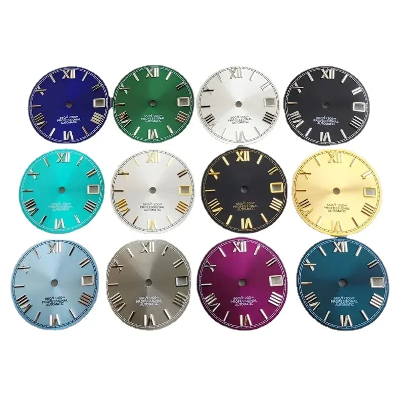 

Циферблат для часов 28,5 мм, циферблат NH35, подходит для Seiko NH35 NH36, аксессуары для часов с автоматическим механизмом, запчасти для ремонта S Professional
