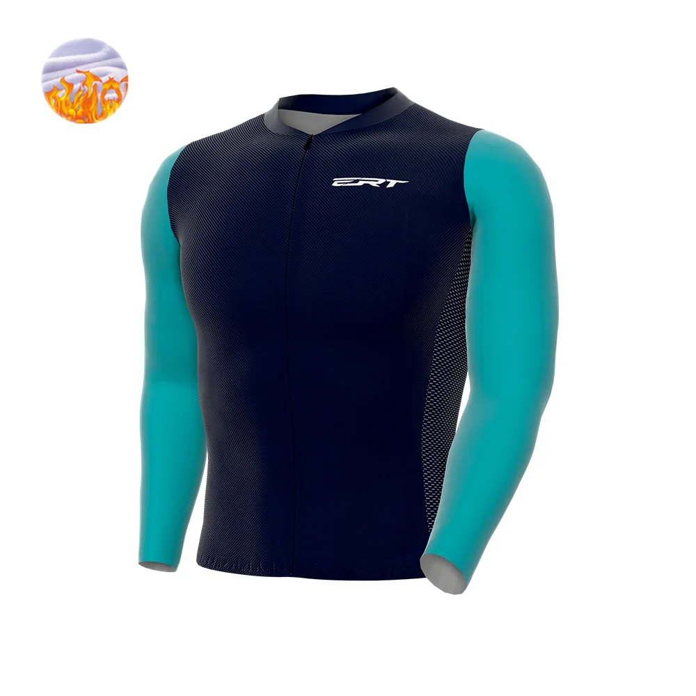 Brazil Ertracing Winter Jacket Thermal Fleece Team Cycling Jacket Long Sleeve Jersey Suit Mtb Road Bike Clothes Ciclismo Hombres