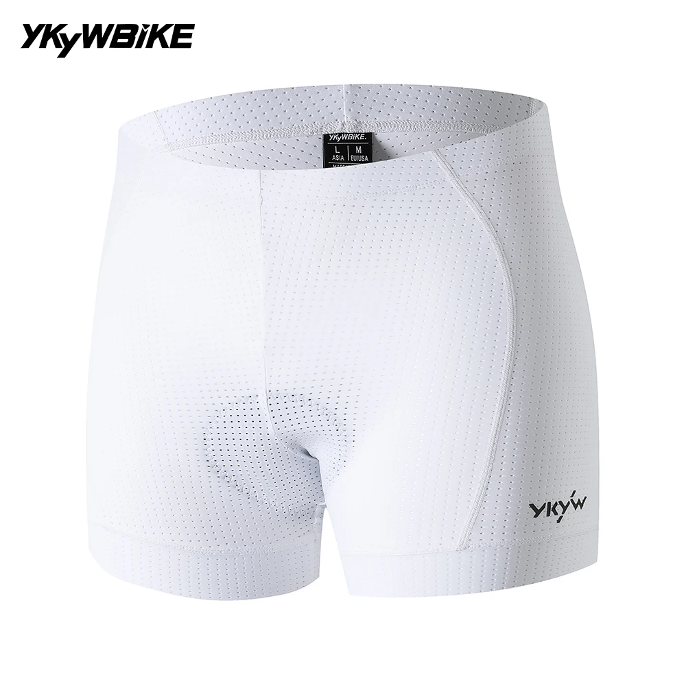 YKYWBIKE Herren-Radunterwäsche, atmungsaktive Mesh-Shorts, weiche, bequeme, 200 kg/m³ schwammgepolsterte Unterhose für MTB-Rennräder – Detail 22