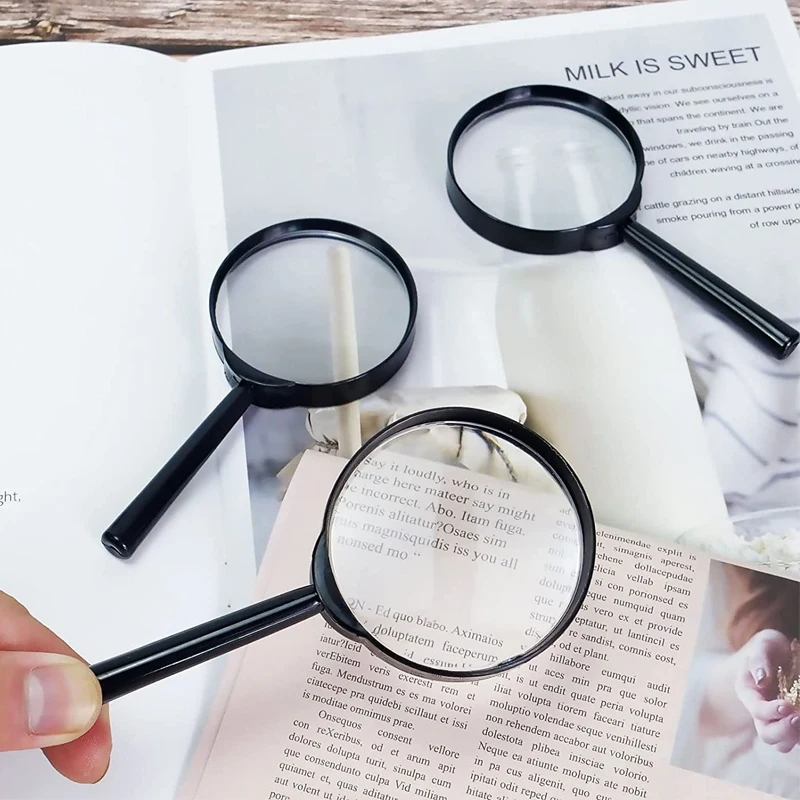 3Pcs Magnifying Glass For Kids Science Toys Physics Party Favors Classroom Prizes Juguetes Educativos Montesori Spielzeug 2