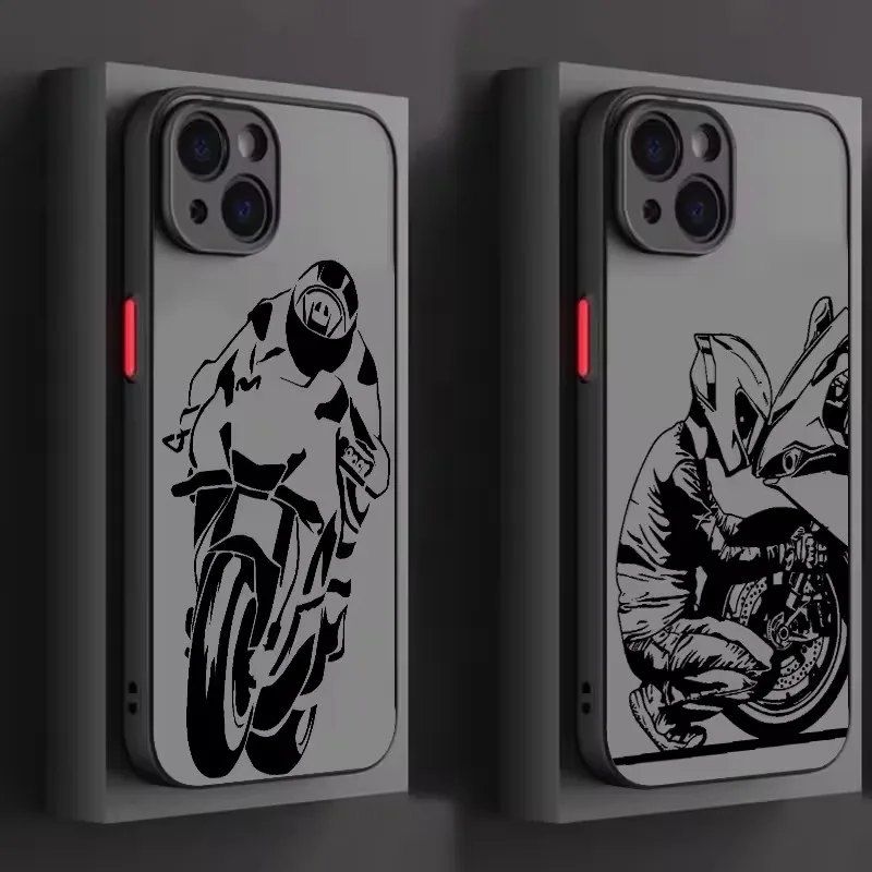 Cool Motorcycle Junior Phone Case - Air Shockproof Cover s