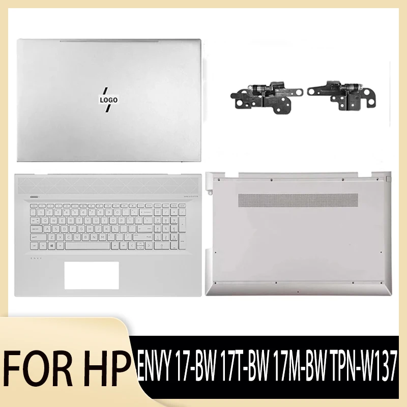 Nuovo Originale Per Hp Envy 17-Bw 17T-Bw 17M-Bw Tpn-W137 Laptop Lcd Cover Posteriore Cornice Anteriore Poggiapolsi Cerniera Inferiore 17.3 Pollici