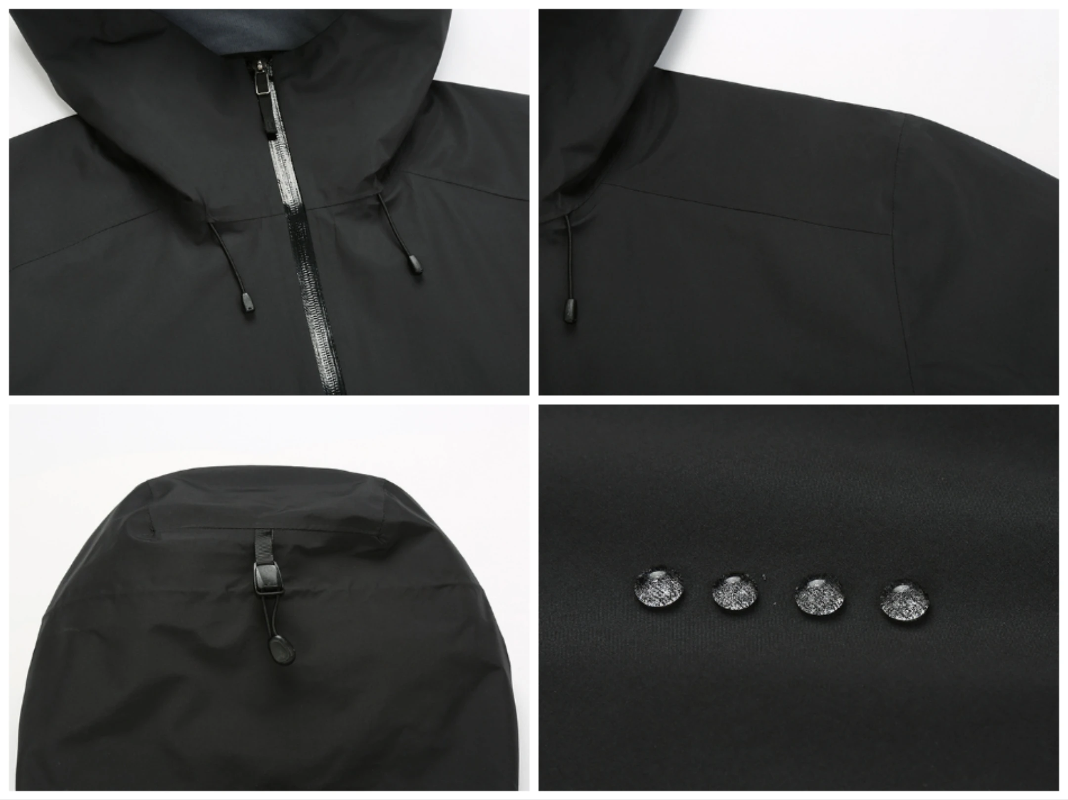 Men's Casual Hooded Jacket Side View