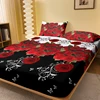 1 Simple modern Plant Flower Butterfly printed matte Fitted Sheet, bedroom printed bed cover, bedding (excluding pillowcases) 1 Simple modern Plant Flower Butterfly printed matte Fitted Sheet, bedroom printed bed cover, bedding (excluding pillowcases)