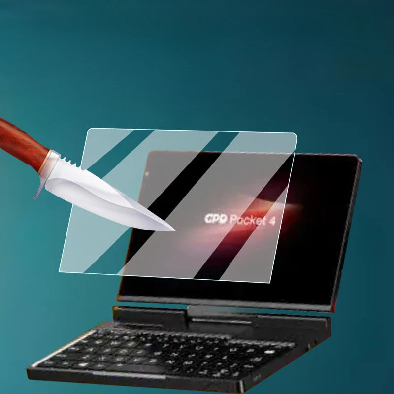 Per GPD Pocket 4 Proteggi schermo in vetro temperato per Gpd Pocket4 Pellicola protettiva trasparente per computer Palmtop da 8 pollici a copertura totale - immagine 6