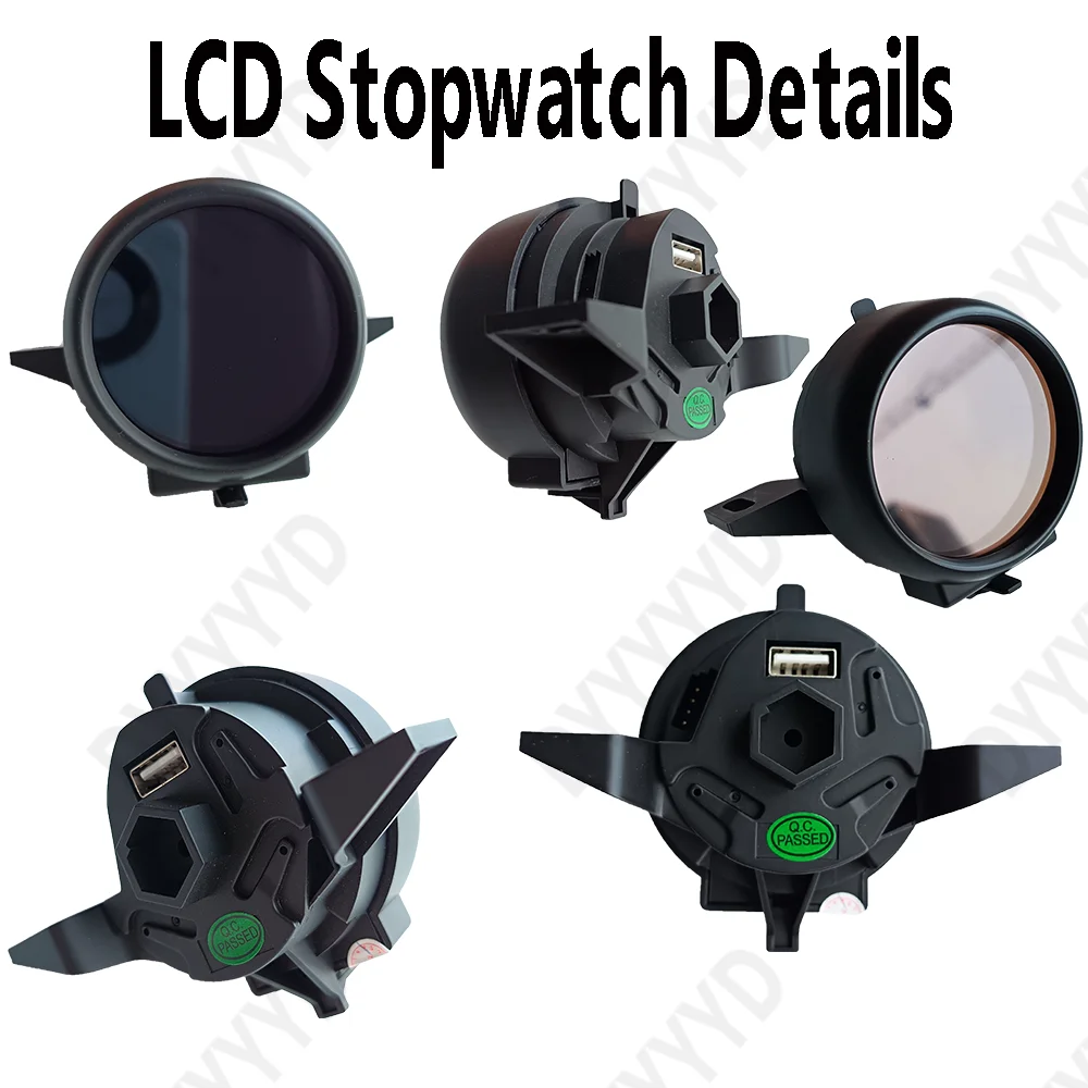 LCD Stopwatch Chrono for Porsche Macan 2014-2023 28 Dial Styles Interior Dashboa