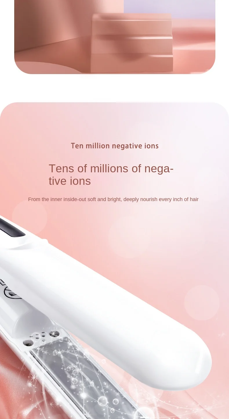 Description Picture 5 of itemMini Wireless Hair Straightener Charging Portable USB Clamp Bangs Curling and Straightening Dual-purpose Hair Straightener ???