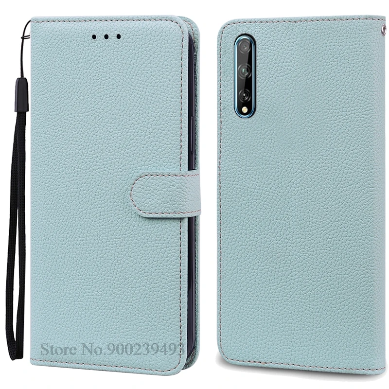 Luxurious Soft TPU Leather Flip Wallet Phone Case with Strap and Card Slots