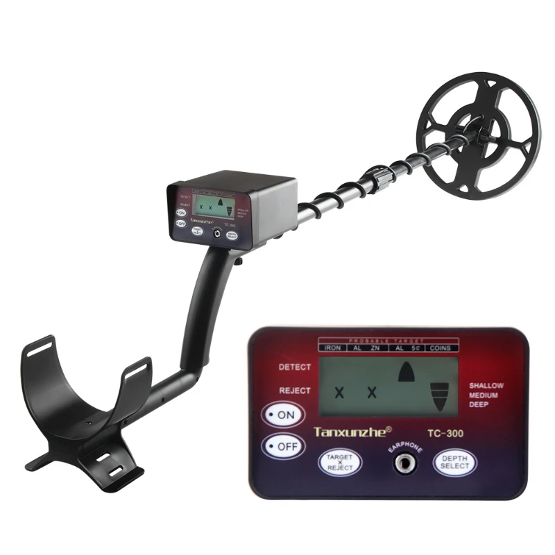 TC-200 Underground Metal Detector Outdoor Search Metal Gold Detector Adjustable Tracker Available for Treasure Hunting