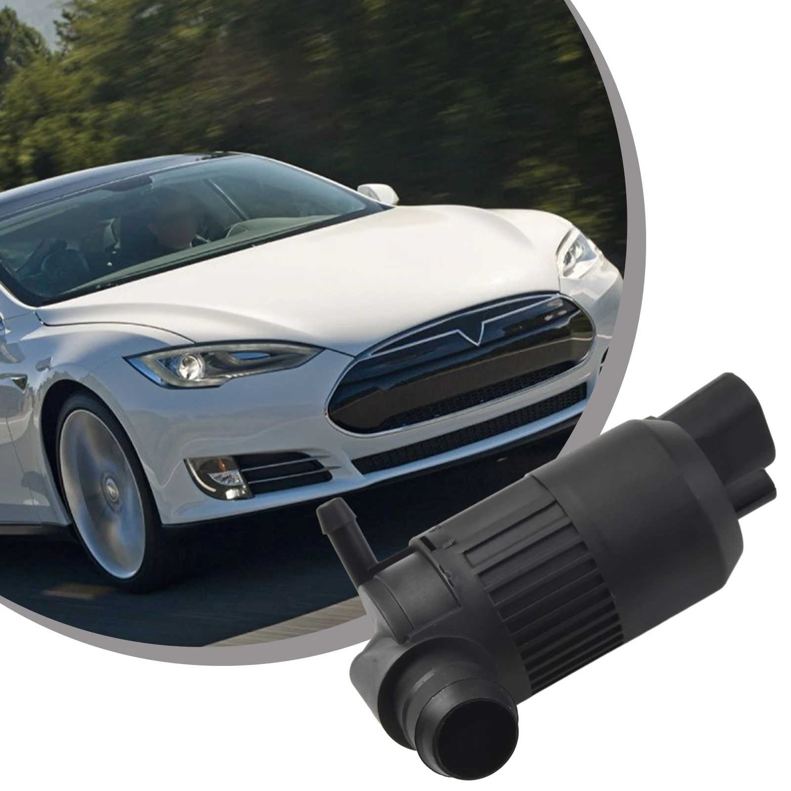 

Parts & Accessories Washer Pump Black 1005453-00-A 1pack 2012-Present For Tesla Model S Practical To Use Durable