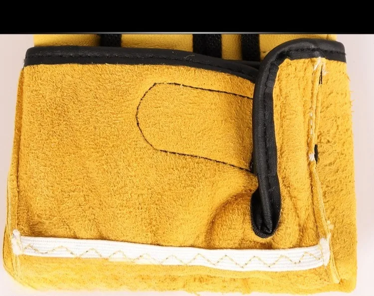Professional Genuine Leather Work Gloves -Touchscreen Durable Cut Resistant for Mechanic Driving Riding Heavy Duty Outdoor Work