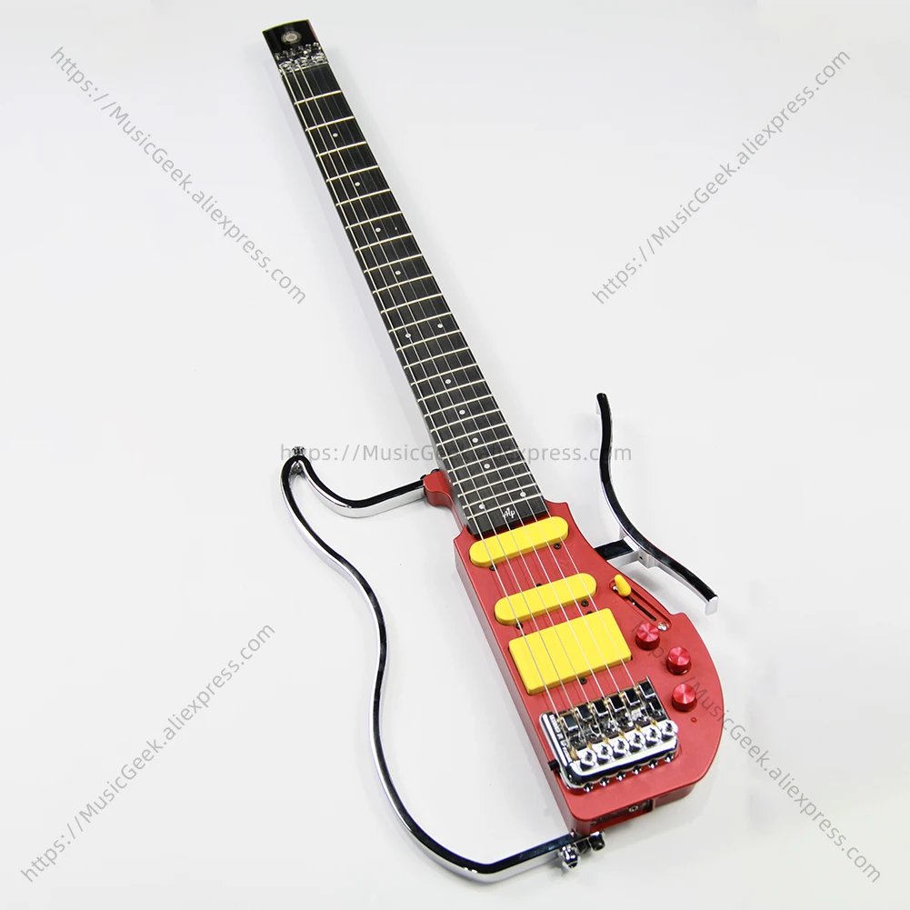 注目ブランドのギフト Guitar,headless AD-80 ALP Travel Guitar,foldable Electric ギター