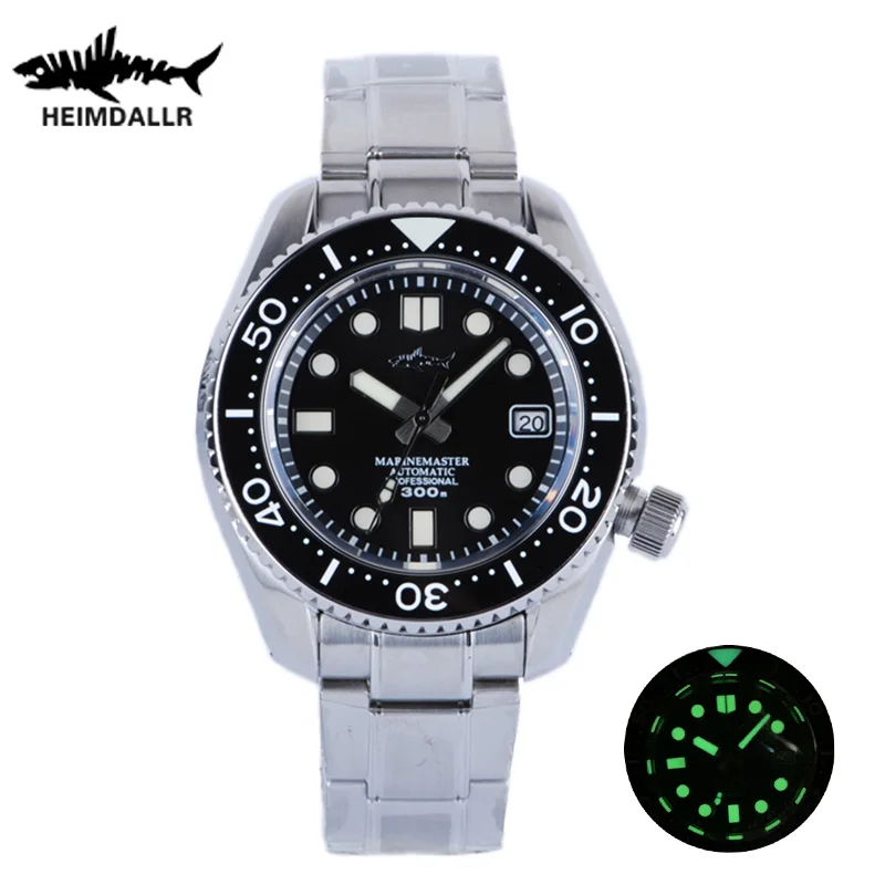Heimdallr MM300 Men Diver Watch Sapphire Crystal C3 Super