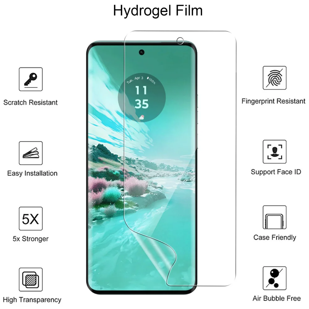 Ultra Clear Hydrogel Screen Protector - 4 Pack for Enhanced Display Protection