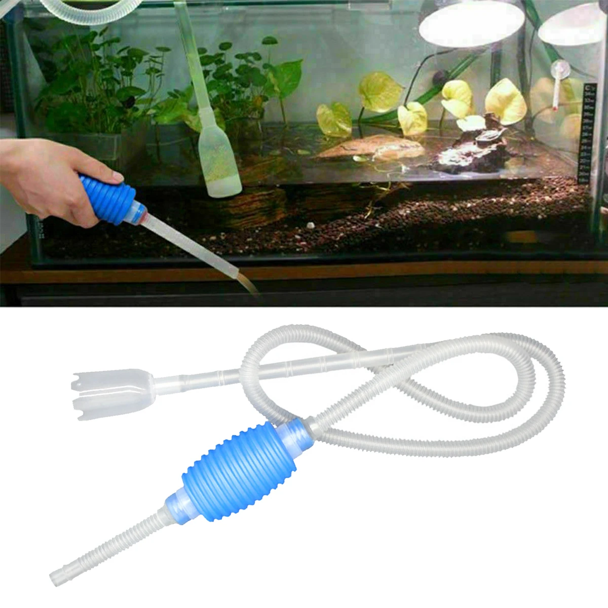 

Fish Tank Fish Tank Suction Hose Sand Washer Water Changer Siphon Hose Pooper Sucker Pooper Sucker Suction Hose Manual