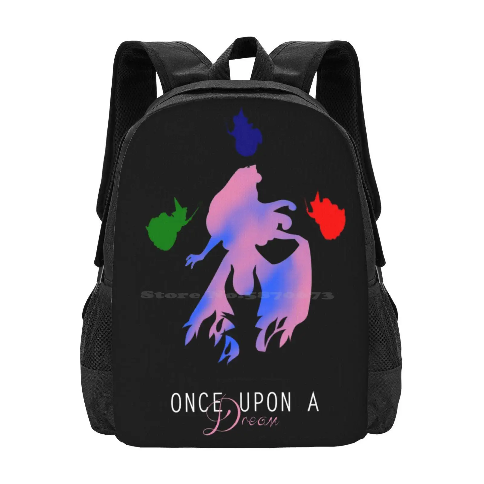 

Once Upon A Dream Pattern Design Laptop Travel School Bags Once Upon A Dream Sleeping Beauty Fairy Villains Princess Aurora Dawn