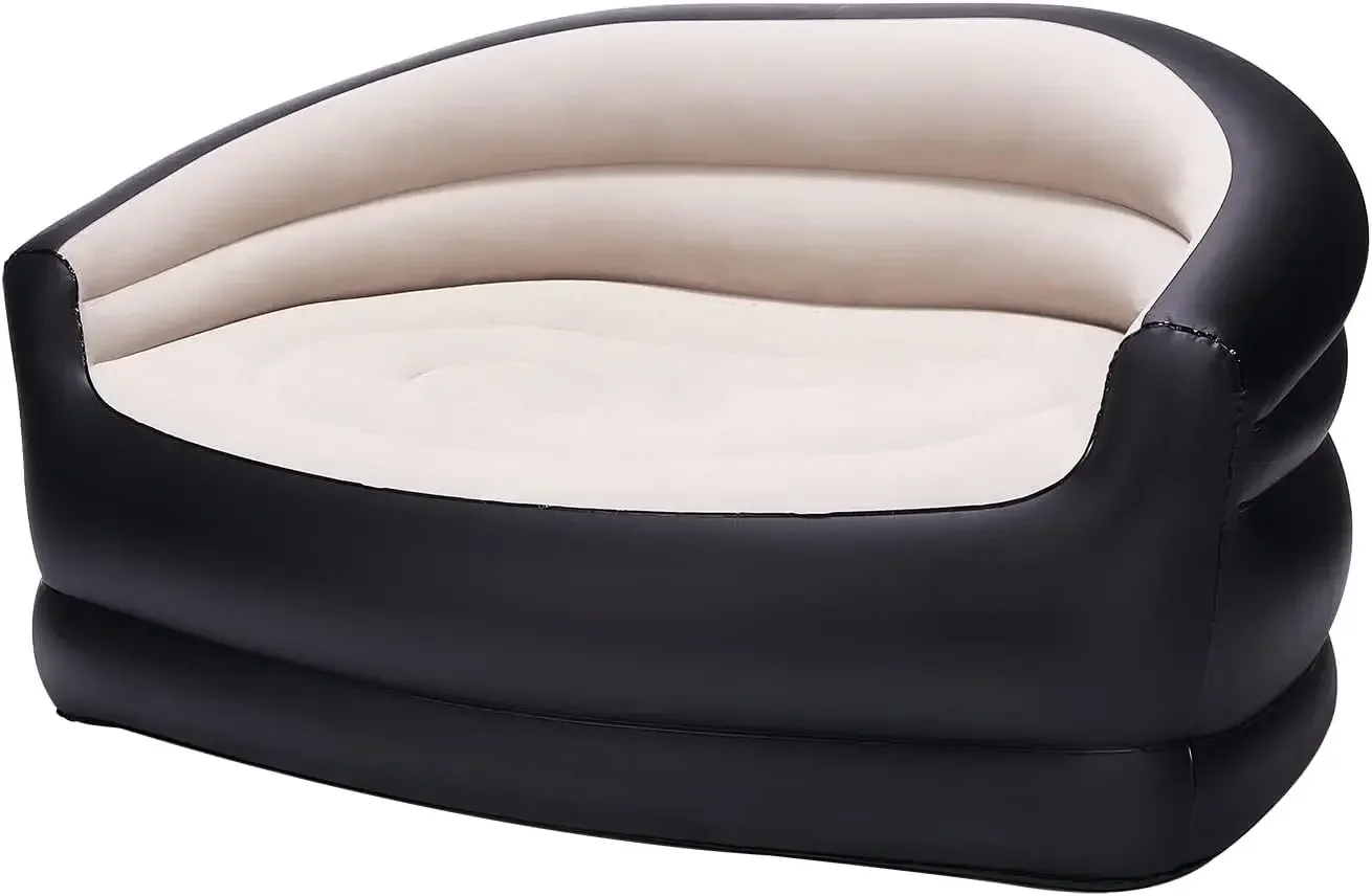 Inflatable Sofa Bed Outdoor Air Sofa Blow Up Couches for Camping Double Size