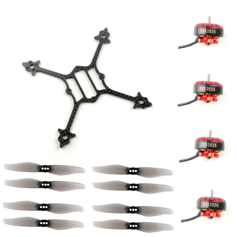 Happymodel Crux3 Рамка от въглеродни влакна 3K Мотори EX1202.5 8000KV/6400KV/11500KV
