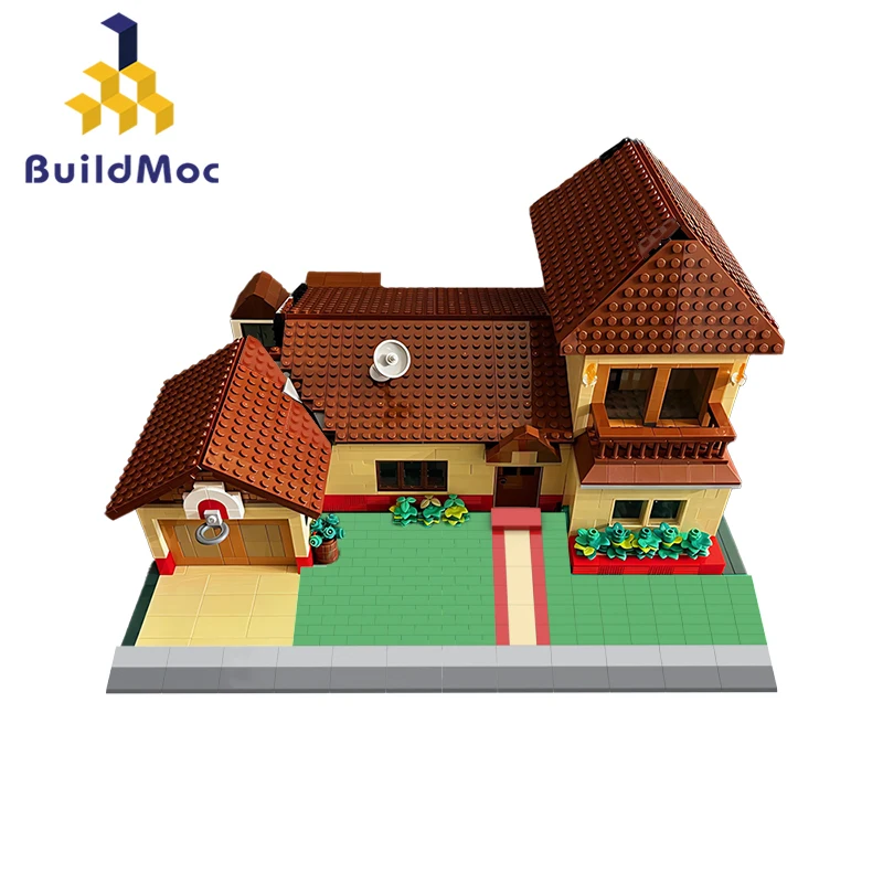 

Buildmoc архитектура райки Смит ревид идеи MOC Набор строительных блоков игрушки для детей подарки игрушки 1848 шт. кирпичи